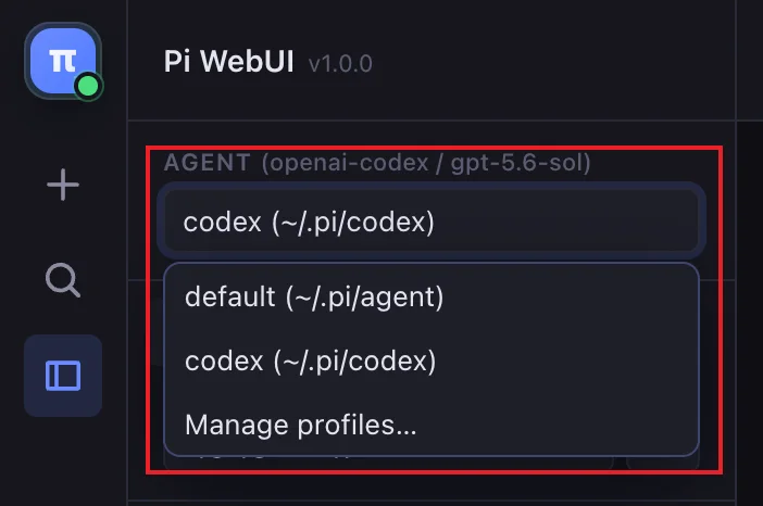 Pi Cloud agent profile switcher